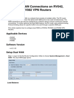 smb622 Set Up Dual Wan Connections On rv042 rv042g and rv082 VPN