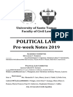 Poli Pre Week 2019