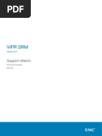 ViPR SRM 4.2.1 Support Matrix