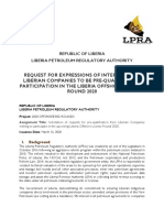 REOI Prequalification of Liberian Companies - Final - V1