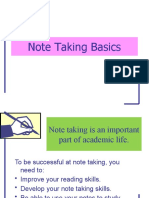 Note Taking Basics