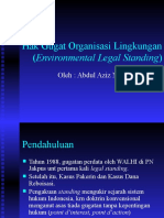 6125 - Hak Gugat Organisasi Lingkungan (Environmental Legal Standin