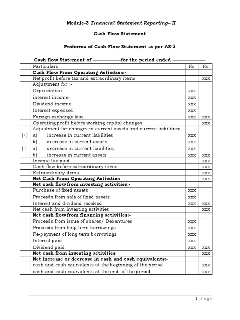 Cash Flow Statement Preparation Guide | PDF | Cash Flow Statement ...