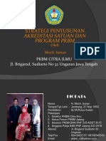 STRATEGI PENYUSUNAN AKREDITASI SATUAN DAN PROGRAM PKBM