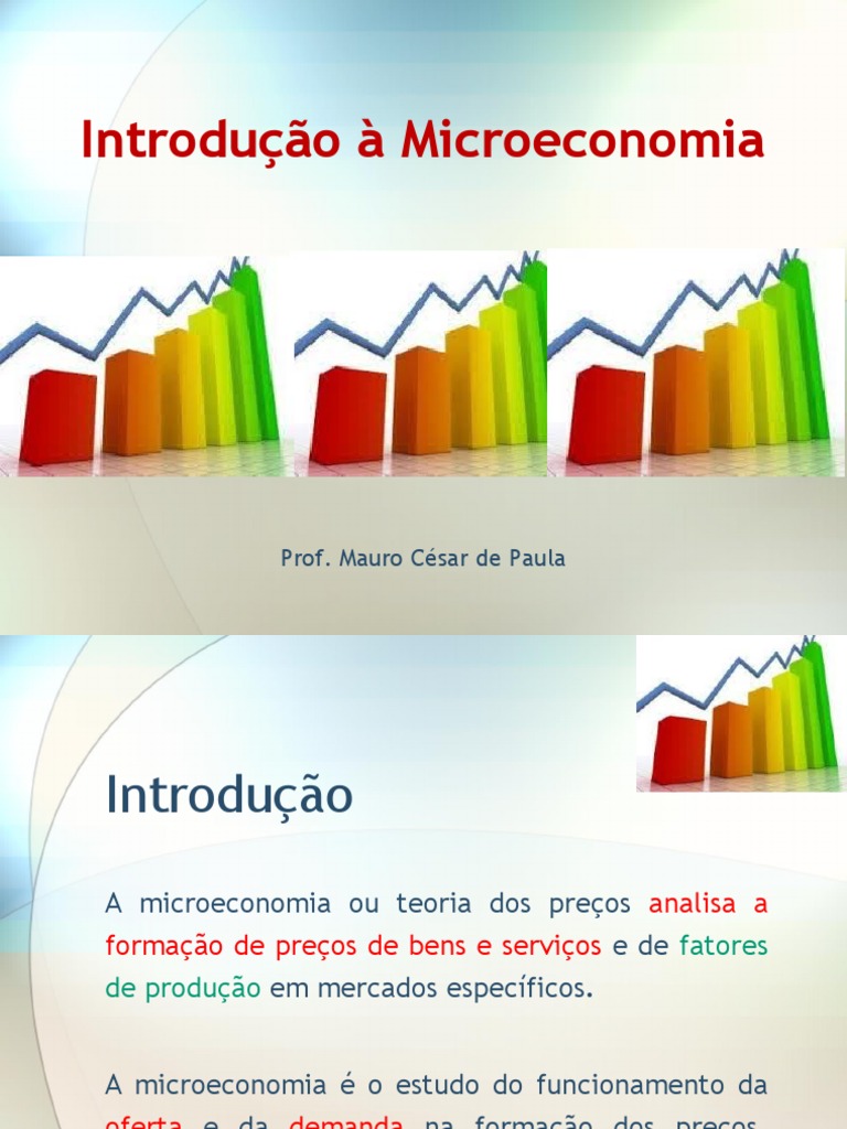 Introdução à Microeconomia e Preços | PDF | Microeconomia | Economia