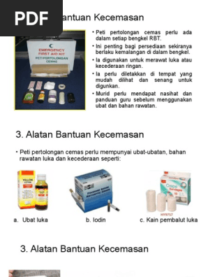 Alat Peti Pertolongan Cemas Pdf