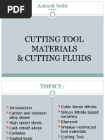 Cutting Tool Materials and Cutting Fluids