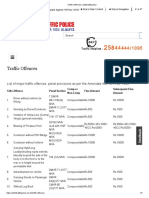 Traffic Offences