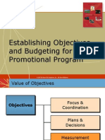 Establishing Objectives n Budgeting