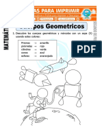 Ficha de Cuerpos Geometricos para Segundo de Primaria 1