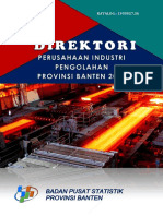Direktori Perusahaan Industri Pengolahan Provinsi Banten 2016 PDF