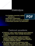 Elektrolýza
