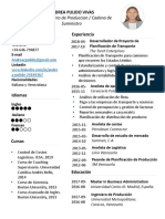 CV Andrea Pulido Espanol PDF