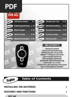 One For All Remote Setup Guide | PDF | Light Emitting Diode