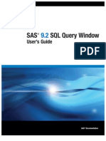 SAS 9.2 SQL Query Window- User's Guide