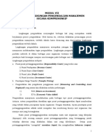 Modul 7. Review Lingkungan Pengendalian Manajemen