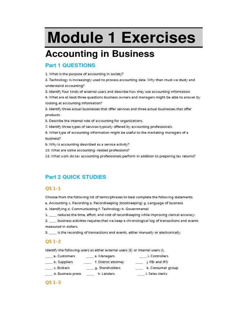 Accounting Users and Functions Overview | PDF | Internal Control ...