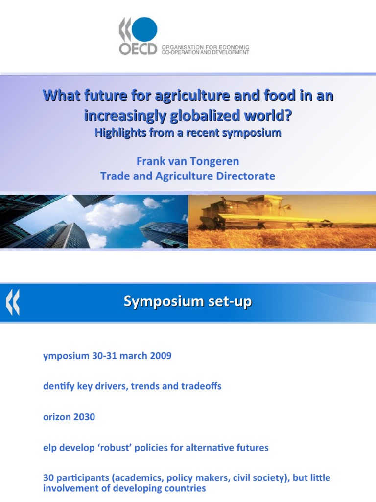 Future of Global Agriculture and Food | PDF | Agriculture | Innovation