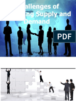 Managing demand and capacity