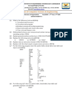 DATTA MEGHE INSTITUTE OF ENGINEERING TECHNOLOGY & RESEARCH Department of Computer Science & Engineering Sub- Computer Architecture & Organization Year/SEM – 2nd Year / 3rd SEM ASSIGNMENT-I