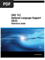 SAS 9.2 National Language Support (NLS) - Reference Guide