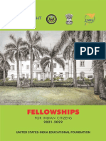 Fellowships For Indian Citizens 2021-2022 - Final PDF
