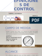 Definiciones de Control