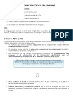 1 Trastorno Especifico Del Lenguaje PDF