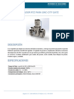 Ficha Técnica Regulador para CNG Mod RTZ PDF