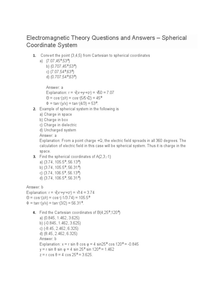 Multiple Chose Questions Euclidean Vector Divergence