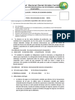 Evaluación II Parcial de Economía General