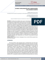 Catálogo da obra do compositor Luizinho Duarte