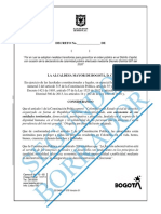 Borrador Decreto Simulacro Vital Con Sugerencias de Ciudadanas PDF