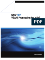 SAS 9.2 VSAM Processing for zOS