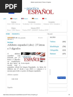 Alfabeto espanhol (abc)_ 27 letras e 5 dígrafos