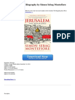 Jerusalem The Biography PDF