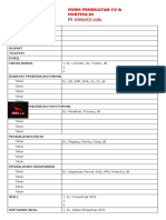 FORM PEMBUATAN CV