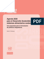 AGENDA 2030 PARA EL DESARROLLO