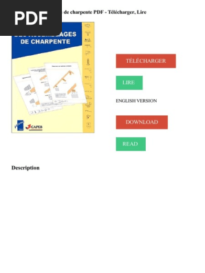 guide des assemblages de charpente pdf telecharger lire telecharger lire english version download read description bois materiau de construction poutre structure