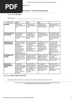 Your Rubric - Oral Presentation Rubric - Pecha Kucha Presentation DIZON