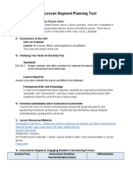 Lesson Segment Planning Tool Spring 20