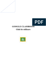 Ghid Google Classroom Elevi