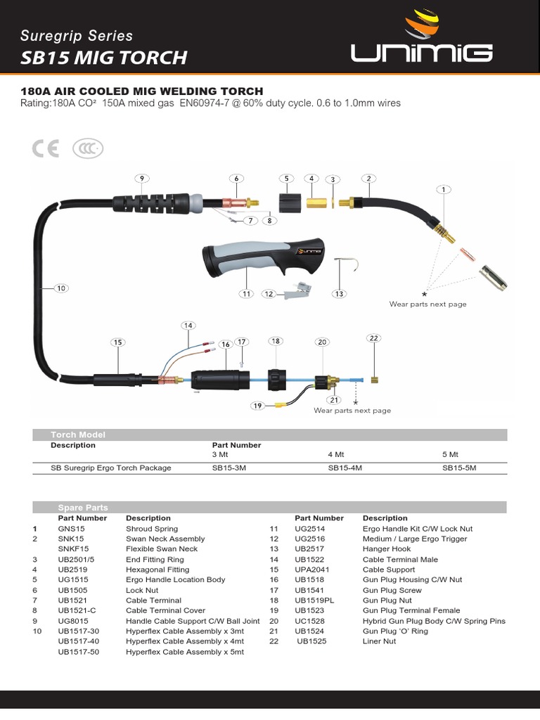 SB15 Spare Parts | PDF | Electrical Connector | Joining
