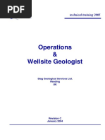 Operations and Wellsite Geologist PDF