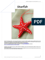 Starfish Amigurumi Crochet Pattern English PDF