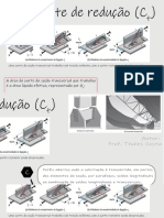 Resumo Coeficiente de redução peças tracionadas