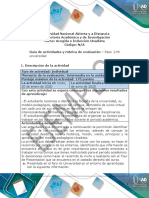 Guía de Actividades y Rúbrica de Evaluación - Unidad 1 - Paso 2 - Mi Universidad PDF