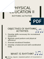 Physical Education II Rhythmic Activities Guide