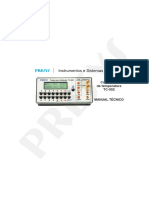 Calibrador de temperatura TC-502 manual técnico