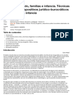 Clase XII. Estado, Familias e Infancia. Técnicas de Gestión y Dispositivos Jurídico-Burocráticos Destinados A La Infancia